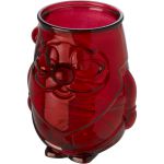 Nouel recycled glass tealight holder, Transparent red (11322821)