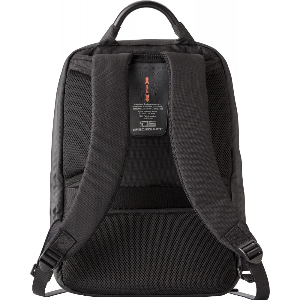Printed Nylon (1200D) backpack , Black (Backpacks)