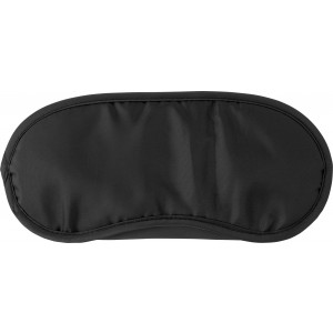 Nylon (190T) eye mask Clarke, black (Travel items)