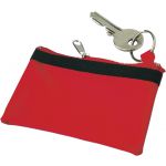 Nylon (70D) key wallet Sheridan, red (9124-08)