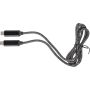 Nylon fabric charging cable 65W Claudia, black