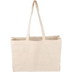 Oeko-Tex cotton (220 gsm) shopping bag Imogen, khaki (Shopping bags)