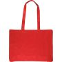 Oeko-Tex cotton (220 gsm) shopping bag Isaac, red