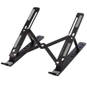 Rise foldable laptop stand, Solid black (Office desk equipment)