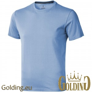 Printed Nanaimo short sleeve men's t-shirt, Light blue, 2XL (T-shirt 