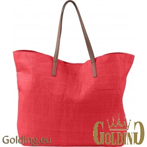 red beach bags