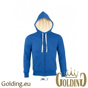 royal blue sherpa pullover