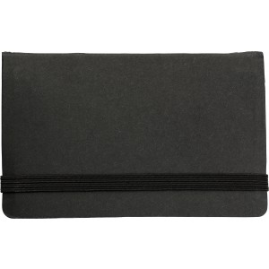 Cardboard sticky note set Bjorn, black