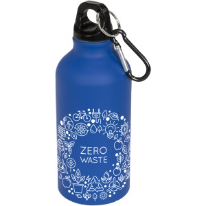 Oregon 400 ml matte sport bottle with carabiner, Blue (Sport bottles)