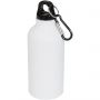 Oregon 400 ml matte sport bottle with carabiner, White