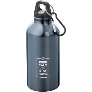 Oregon 400 ml sport bottle with carabiner, Navy (Sport bottles)