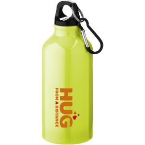 Oregon 400 ml sport bottle with carabiner, neon yellow (Sport bottles)