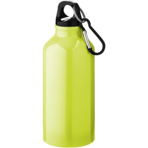 Oregon 400 ml sport bottle with carabiner, neon yellow (Sport bottles)