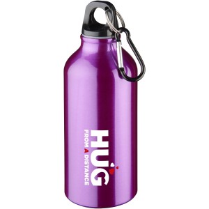 Oregon 400 ml sport bottle with carabiner, Purple (Sport bottles)