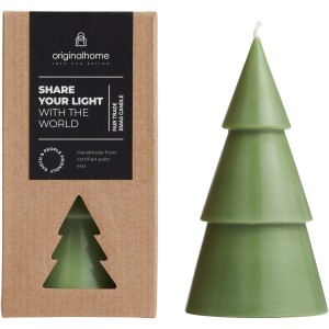 Originalhome Xmas tree candle - L, Heather green (Candles)