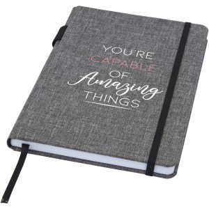 Orin A5 RPET notebook, Heather grey (Notebooks)