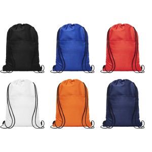 Oriole 12-can drawstring cooler bag, Orange (Cooler bags)