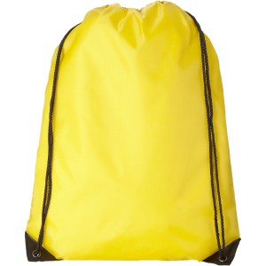 Oriole premium drawstring backpack, Yellow (Backpacks)