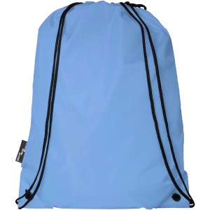 Oriole RPET drawstring backpack 5L, Light blue (Backpacks)