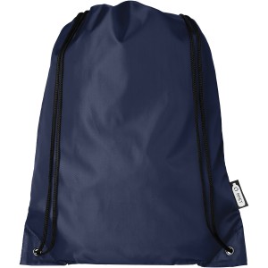 Oriole RPET drawstring backpack, Blue (Backpacks)