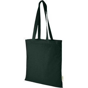 Orissa 140 g/m2  organic cotton tote bag 7L, Dark green (cotton bag)