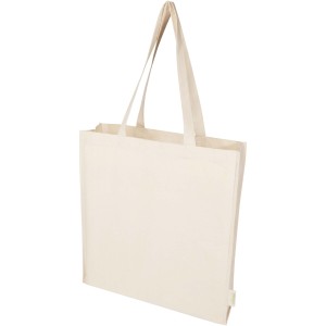 Orissa 180 g/m2 organic full gusset tote bag 14L, Natural (Shopping bags)