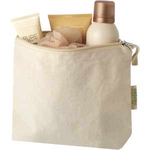 Orissa 180 g/m2 organic toiletry bag 1L, Natural (Cosmetic bags)