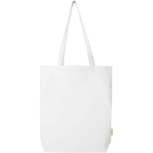 Orissa 270 g/m2 organic tote bag 10L, White (Shopping bags)