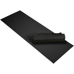 Cobra fitness and yoga mat, solid black (Sports equipment)
