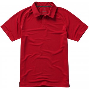 Ottawa short sleeve men's cool fit polo, Red (Polo short, mixed fiber, synthetic)