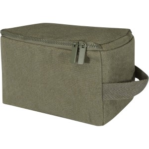 Pack 500 g/m2 Aware(tm) recycled toiletry organiser, Green (Cosmetic bags)