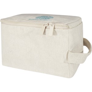 Pack 500 g/m2 Aware(tm) recycled toiletry organiser, Oatmeal (Cosmetic bags)