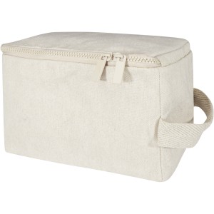 Pack 500 g/m2 Aware(tm) recycled toiletry organiser, Oatmeal (Cosmetic bags)