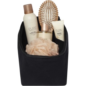 Pack 500 g/m2 Aware(tm) recycled toiletry organiser, Solid b (Cosmetic bags)