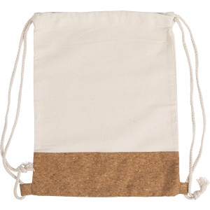 Cotton rucksack Tianna, khaki