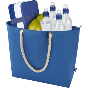 Panama GRS recycled beach cooler tote bag with cord handles, (Cooler bags)