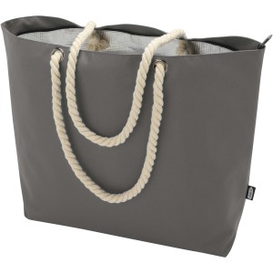 Panama GRS recycled beach cooler tote bag with cord handles, (Cooler bags)