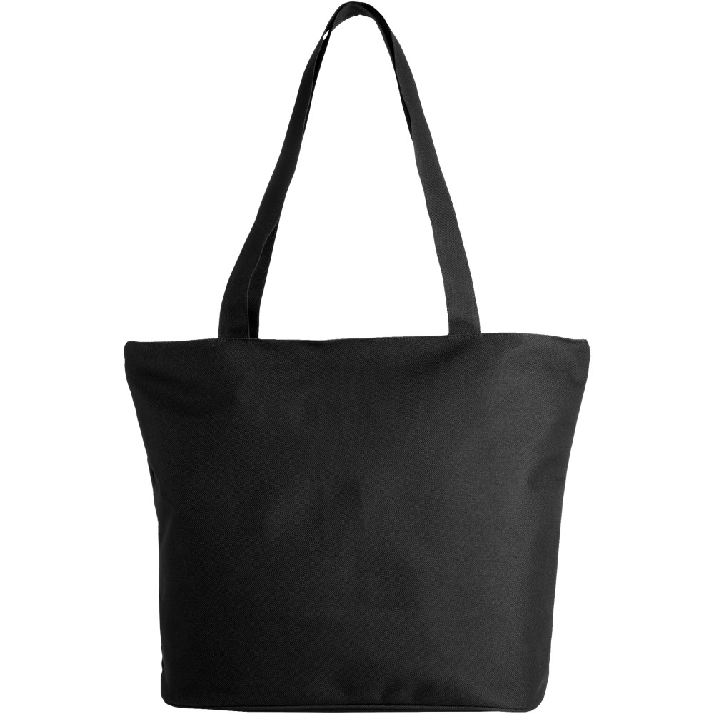 black beach tote bag