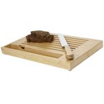 Pao bamboo cutting board with knife, Natural (11315306)