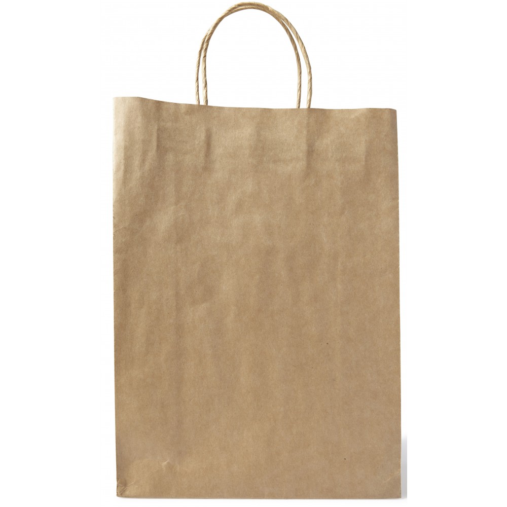 Printed Paper bag,?large?., brown (Pouches, paper bags, carriers)