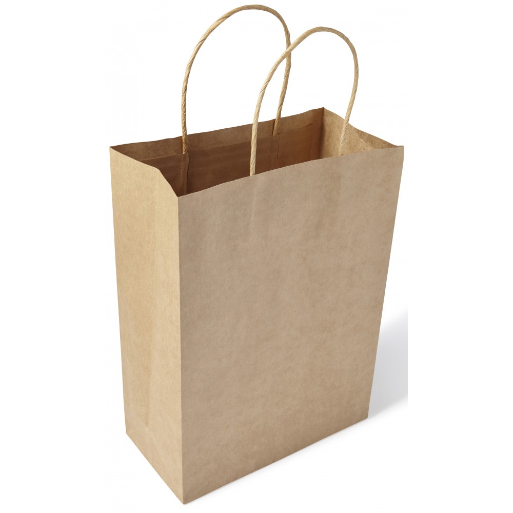 Paper bag, medium, brown (Pouches 
