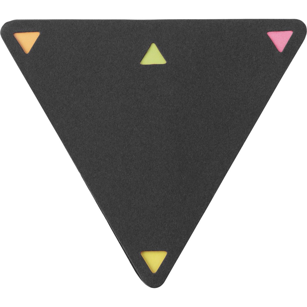 Printed Paper sticky note holder Camila, black (Sticky notes)