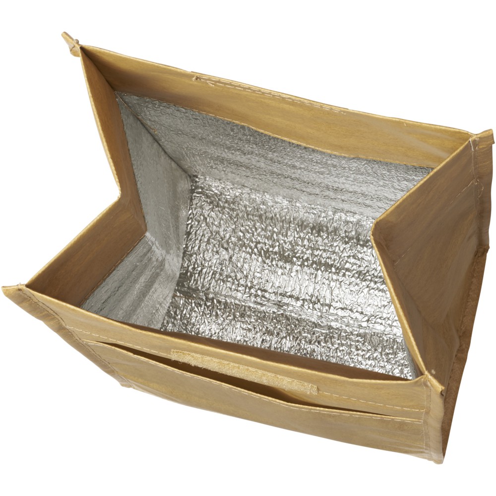 Printed Papyrus small cooler bag, Brown (Cooler bags)