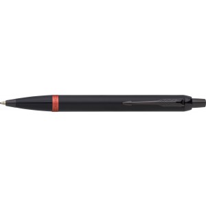 Parker IM Vibrant Rings PVD ballpoint pen, black/orange (Metallic pen)