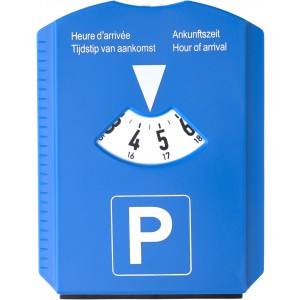Plastic 2-in-1 parking disc Teddie, cobalt blue