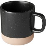 Pascal 360 ml ceramic mug, Black (10054000)