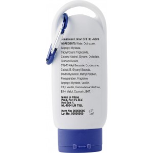 PE sunscreen lotion bottle Erin, cobalt blue (Body care)