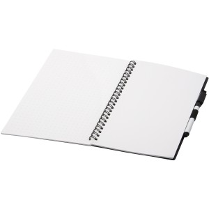 Pebbles A5 size reference reusable notebook, Solid black (Notebooks)