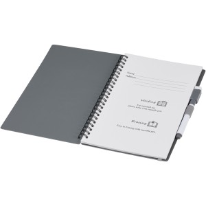 Pebbles reference reusable notebook, Grey (Notebooks)