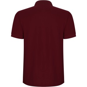 Pegaso Premium short sleeve men's polo, Garnet (Polo shirt, 90-100% cotton)